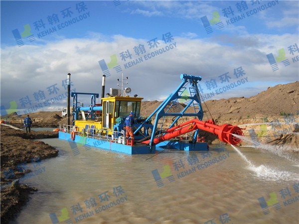 Dredger river dredging construction scheme