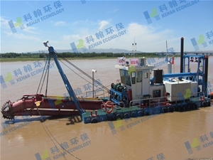 Dredging construction solution for dredging and suction ship port