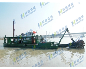 Bucket wheel dredger