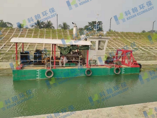 Corkscrew dredging vessel - Bangladesh - kh-ahd-200 - work site