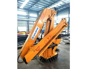 Hydraulic dredger deck crane