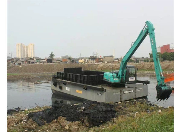 Backhoe Dredger Barge