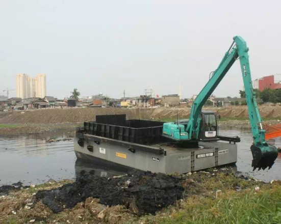 Backhoe Dredger Barge